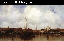 Jacob Maris Dutch Town on the Edge of the Sea